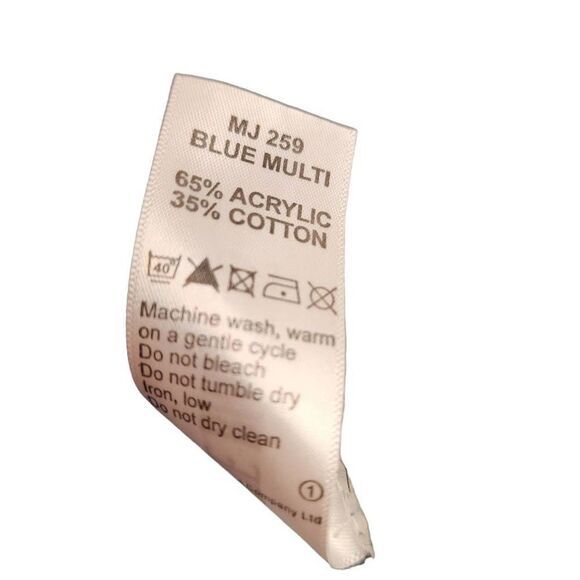 Joe Browns Blue Multi Tunic Sweater Top Size 20/22 NWOT - Picture 7 of 12